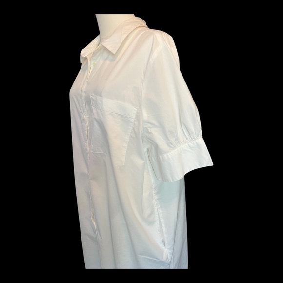 π EUC OLD NAVY White Button Up Shirt Dress | Size XL - Picture 6 of 10